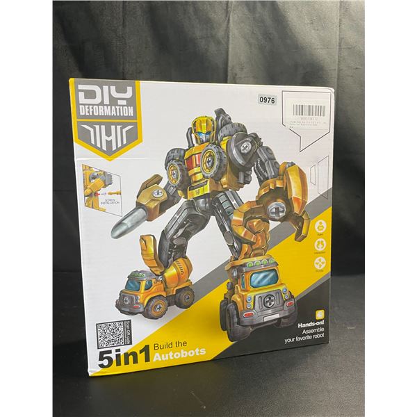 Lot of 1 Transformer Style 5-in-1 Autobot Toy - Brand New!
