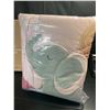 Image 3 : Lot of 1 "The Peanut Shell" 4-Piece Crib Set - Pink Fairytale Forest/Pink Elephant - BRAND NEW!