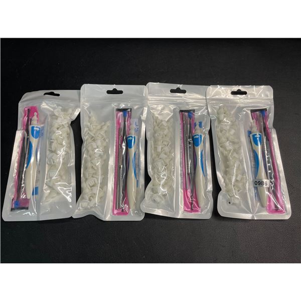 Lot of 4 Earwax Remover Tool Sets - Brand New