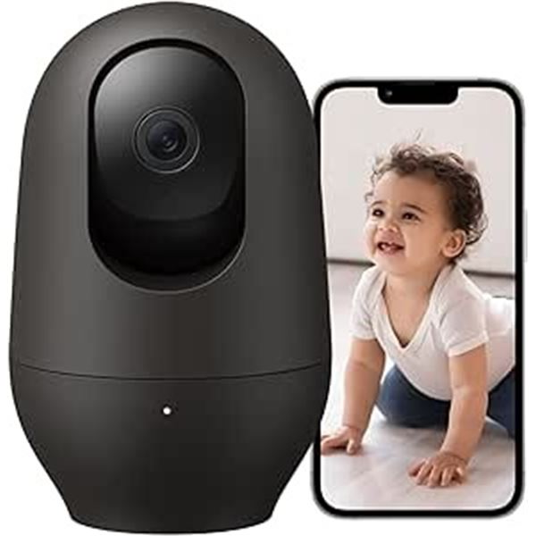 Lot of 1 Nooie 360 Cam 2 - Indoor Wifi 2K Security Camera with Motion Tracking - New Sealed!