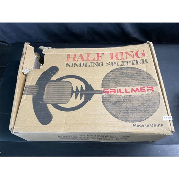 Lot of 1 Grillmer Half Ring Kindling Splitter/Wood Splitter - Brand New!