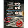 Image 1 : Lot of 3 Boxes of BlizeTec Poultry Shears & Seafood Scissors - 2 Pairs Per Box/6 Total - Brand New