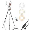 Image 1 : Lot of 1 Taotronics LED Selfie Video Ring Light (12in) w/ Adustable Tripod Stand - Brand New!