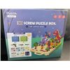 Image 3 : Lot of 1 3D Screw Puzzle Box Toy Set - Cute Animal Series - 332PCS - Brand New