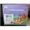 Image 2 : Lot of 1 3D Screw Puzzle Box Toy Set - Cute Animal Series - 332PCS - Brand New
