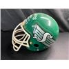 Image 2 : Lot of 1 Rare Saskatchewan Rough Riders Football Helmet - Used
