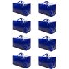 Image 1 : Lot of 1 8-Pack of Reusable Heavy Duty Oversized Storage Bags (27inch) - Brand New