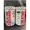 Image 1 : Lot of 2 Tubs of Perfect Sports Creatine Powder - Unflavored - 400G