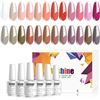 Image 1 : Lot of 1 Vishine Gel Nail Polish Set - 24 PCS/Colours