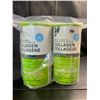 Image 1 : Lot of 2 Tubs of Quick Dissolve Collagen Peptides