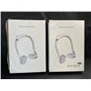 Image 1 : Lot of 2 Wearable Neck Cooling Fans - Rechargeable Neck Fans for Staying Cool!