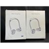 Image 1 : Lot of 2 Wearable Neck Cooling Fans - Rechargeable Neck Fans for Staying Cool!