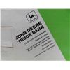 Image 2 : John Deere Die Cast Metal with Rubber Tires Locking Coin Bank with Key 1:38 Scale