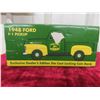 Image 2 : John Deere Dealers Edition 1948 Ford F1 Pickup Die Cast Metal Locking Coin Bank 