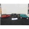 Image 1 : 3 ERTL Delivery Truck Die Cast Coin Banks with Advertising ; HBC, Anheusu Bush, 