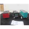 Image 7 : 3 ERTL Delivery Truck Die Cast Coin Banks with Advertising ; HBC, Anheusu Bush, 