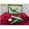 Image 1 : John Deere Limited Edition DC-3 Company Airplane Bank Die Cast Metal in Original