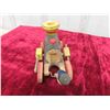 Image 14 : (6) Wooden Cars - Largest 2.25" x 2.25" x 6.25" + Wooden Train Engine 4" X 4.5" x 7.25"