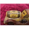 Image 6 : (6) Wooden Cars - Largest 2.25" x 2.25" x 6.25" + Wooden Train Engine 4" X 4.5" x 7.25"
