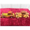 Image 8 : 5 Wooden Vehicles - Largest 4.75" x 5.5" x 15"