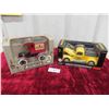 Image 1 : ERTL Case 1905 Ford Delivery Die Cast Car Bank 1:25 Scale Finning Tractor + Equip., 