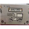 Image 3 : ERTL Case 1905 Ford Delivery Die Cast Car Bank 1:25 Scale Finning Tractor + Equip., 