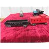 Image 7 : 7pcs Metal + Plastic Train Cars - Lionel Railroad Lines & Mounted CN Engine 