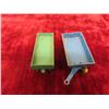 Image 8 : 4 Plastic Vehicles ; 2 Cars, Wagon, Firetruck - Largest 2.25"x 2.5"x 7.5" & 2 Metal 