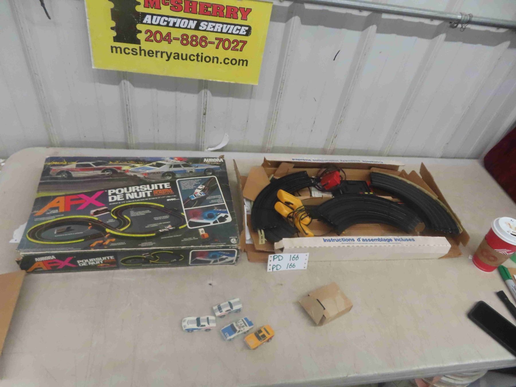 AFX 1970's Race Track Set with 4 Cars - Complete with Box