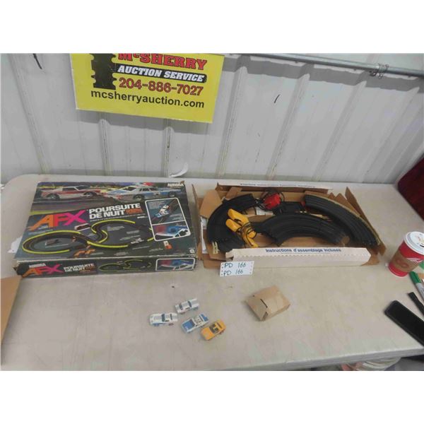 AFX 1970's Race Track Set with 4 Cars - Complete with Box
