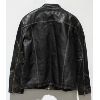 Image 2 : DANIER MEN'S LEATHER MOTORCYCLE JACKET SIZE L