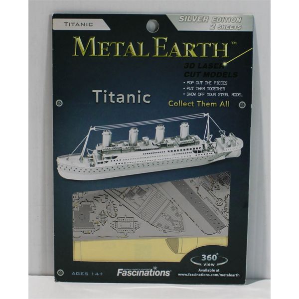 METAL EARTH TITANIC 3D LASER CUT MODEL