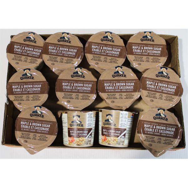 QUAKER MAPLE & BROWN SUGAR INSTANT OATMEAL CUPS