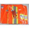 Image 1 : 2 VI-BRANCE ORANGE REFLECTIVE SAFETY VESTS