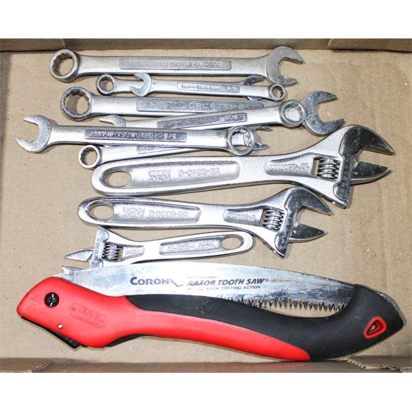 CORONA RAZOR TOOTH SAW & ASST. WRENCHES