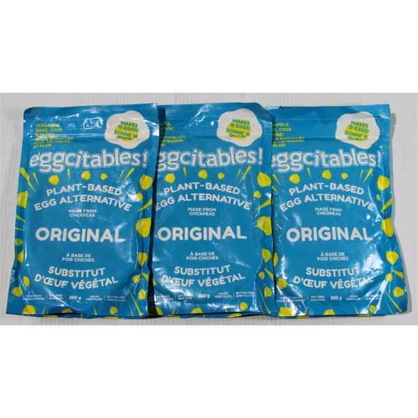 3 PKS PLANT-BASED EGGCITABLES ORIGINAL 