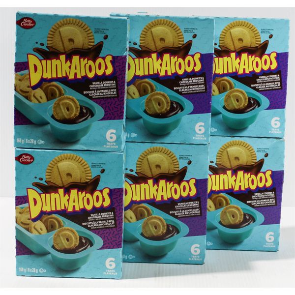 6 BXS BETTY CROCKER DUNKAROOS COOKIES