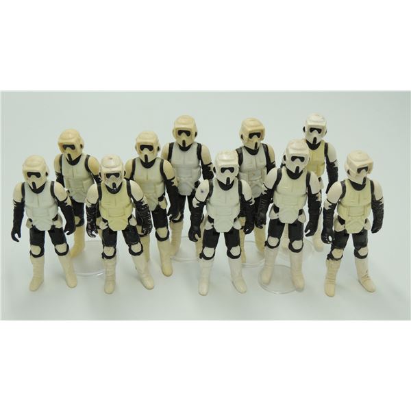 #164 STAR WARS ROTJ ARMY BUILDER BIKER SCOUT LOT