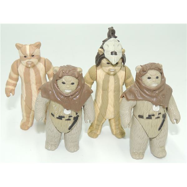 #170  STAR WARS ROTJ LOT EWOKS LOGRAY CHIEF CHIRPA