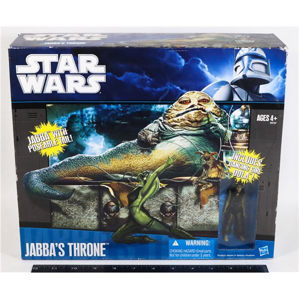 #228 STAR WARS JABBA'S THRONE BOXED 2010 INCLUDES