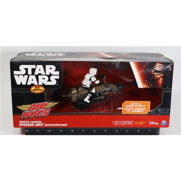 #232 STAR WARS AIR HOGS REMOTE CONTROL SPEEDERBIKE