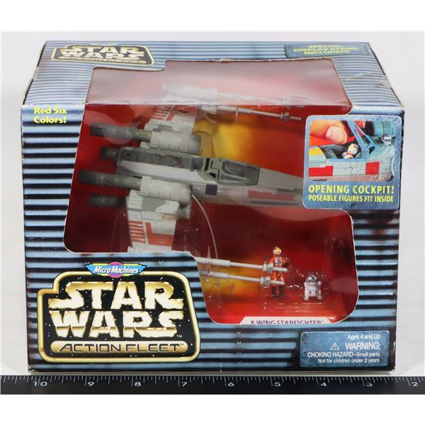#254 MICRO MACHINES  ACTION FLEET X-WING FIGHTER