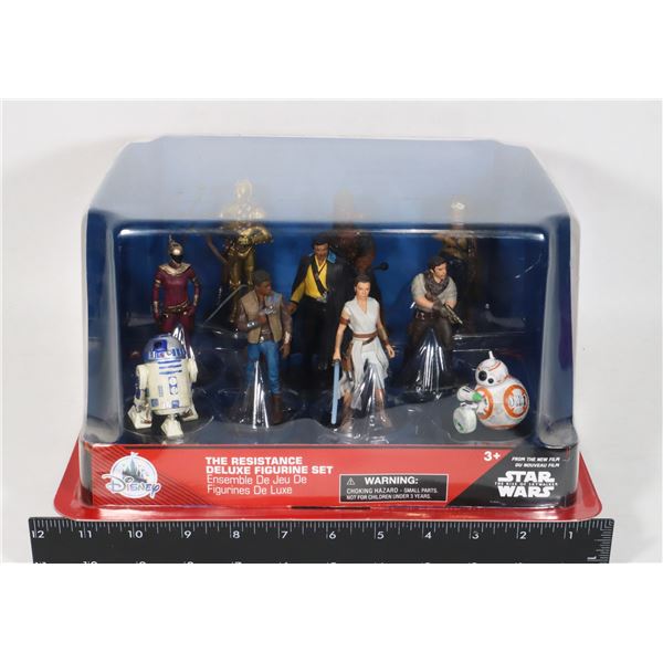 #264 THE RESISTANCE DELUXE FIGURINE SET 10 FIGURES