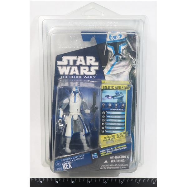 #550 STAR WARS CLONE WARS CAPTAIN REX 2010 CARDED
