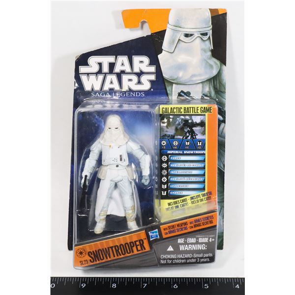 #551 SAGA LEGENDS SNOW TROOPER 2010 CARDED