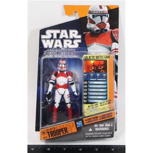 #553 SAGA LEGENDS SHOCK TROOPER 2010 CARDED