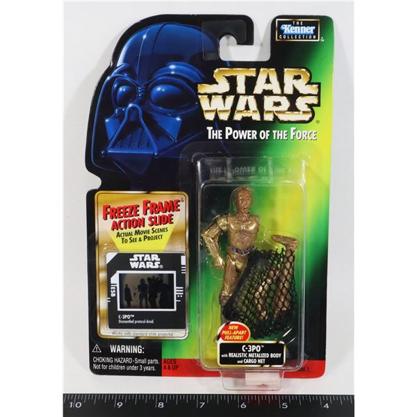 #582 POWER OF THE FORCE C-3P0 W/ CARGO NET 1997
