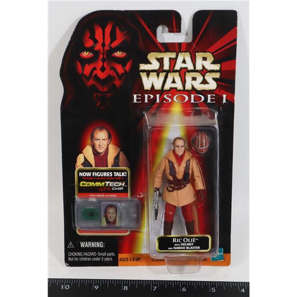 #606 PHANTOM MENACE RIC OLIE 1998 CARDED FIGURE