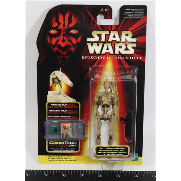 #607 PHANTOM MENACE BATTLE DROID 1998 CARDED