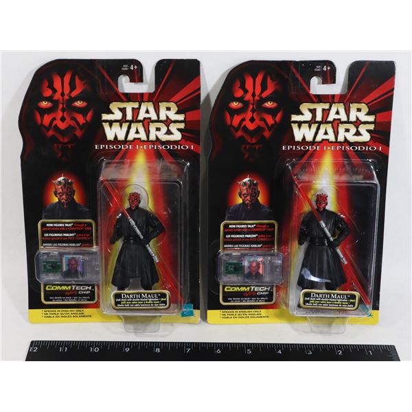 #609 PHANTOM MENACE DARTH MAUL DUEL SET OF 2 1998